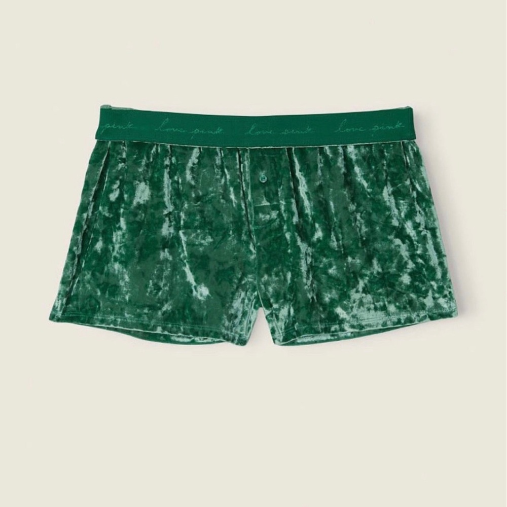 Victoria’s Secret PINK  velvet pajama  shorts